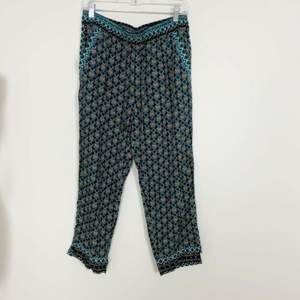 Anthropologie Casual Diamond Print Lounge Pants
